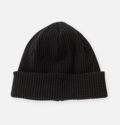 JACKMAN Bonnet Waffle Cap Black< Gants • Bonnets • Echarpes