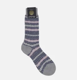 PANTHERELLA Bradstock Cashemire Lt Grey<Homme Chaussettes