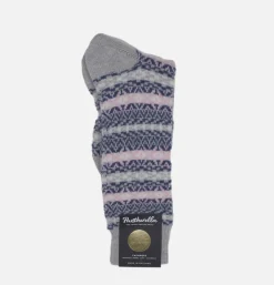 PANTHERELLA Bradstock Cashemire Lt Grey<Homme Chaussettes