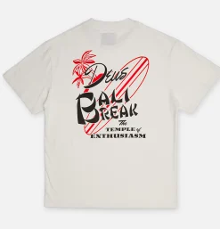 DEUS Breaker Tee Vintage White< T-shirts