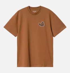 CARHARTT WIP Brown Ducks Tee Hamilton Brown< T-shirts