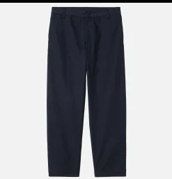 CARHARTT WIP Calder Pant Dyed Dark Navy< Pantalons