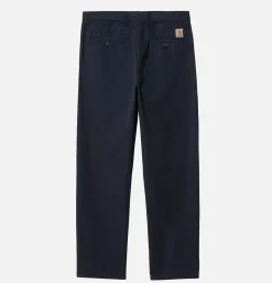 CARHARTT WIP Calder Pant Dyed Dark Navy< Pantalons
