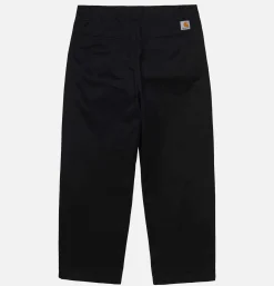 CARHARTT WIP Calder Pant Twill Black< Pantalons