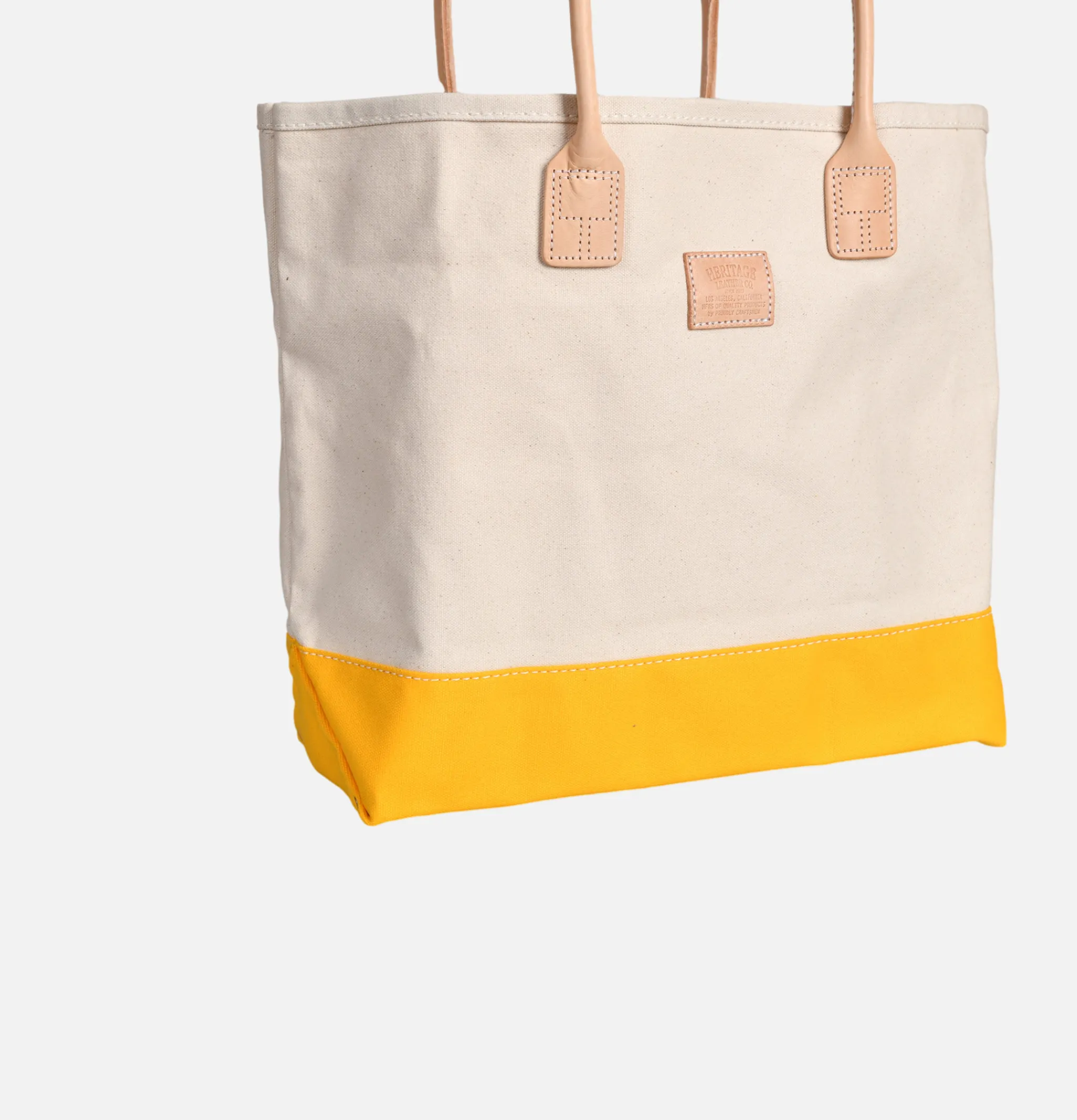 HERITAGE LEATHER COMPANY Canvas Day Tote Bag Jaune< Tote-bags