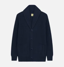 NITTO KNITWEAR Cardigan Vasken Navy< Pulls & Cardigans