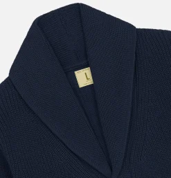 NITTO KNITWEAR Cardigan Vasken Navy< Pulls & Cardigans