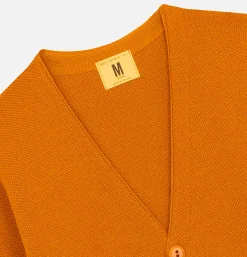 NITTO KNITWEAR Cardigan Youri Merino Ocre< Pulls & Cardigans