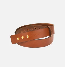 L'ANGUILLE Ceinture Gropius Capuccino< Ceintures
