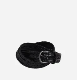 ANDERSON'S Ceinture Tressée Noir< Ceintures