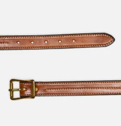 YUKETEN Ceinture Triple Stitched Havana< Ceintures