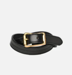 YUKETEN Ceinture Triple Stitched Black< Ceintures
