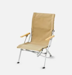 SNOW PEAK Chaise Basse Khaki< Outdoor