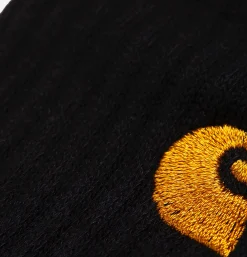 CARHARTT WIP Chase Socks Black<Homme Chaussettes