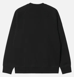 CARHARTT WIP Chase Sweat Black Gold< Sweats & Polaires