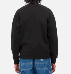 CARHARTT WIP Chase Sweat Black Gold< Sweats & Polaires