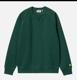 CARHARTT WIP Chase Sweat Chervil Gold< Sweats & Polaires