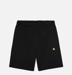 CARHARTT WIP Chase Sweat Short Black< Shorts