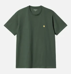 CARHARTT WIP Chase Tee Sycamore Tree Green< T-shirts
