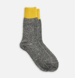 ROTOTO Chaussette Double Silk Jaune<Femme Autres|Chaussettes