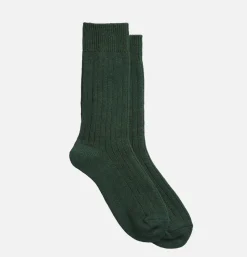 ROTOTO Chaussettes Cotton Wool Vert<Homme Chaussettes