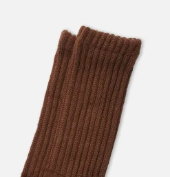 ROTOTO Chaussettes Loose Pile Chocolat<Femme Autres|Chaussettes