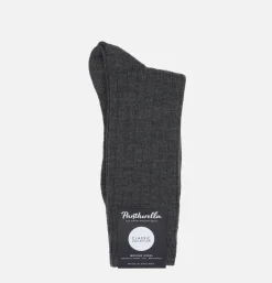 PANTHERELLA Chaussettes Packington Merino Grey<Homme Chaussettes