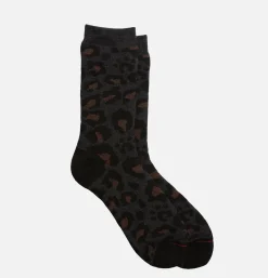 ROTOTO Chaussettes Pile Leopard<Homme Chaussettes