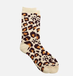 ROTOTO Chaussettes Pile Leopard<Homme Chaussettes