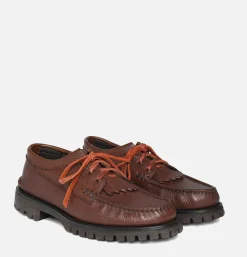 YUKETEN Chaussures Italian Blutcher Palermo Brown<Homme Chaussures
