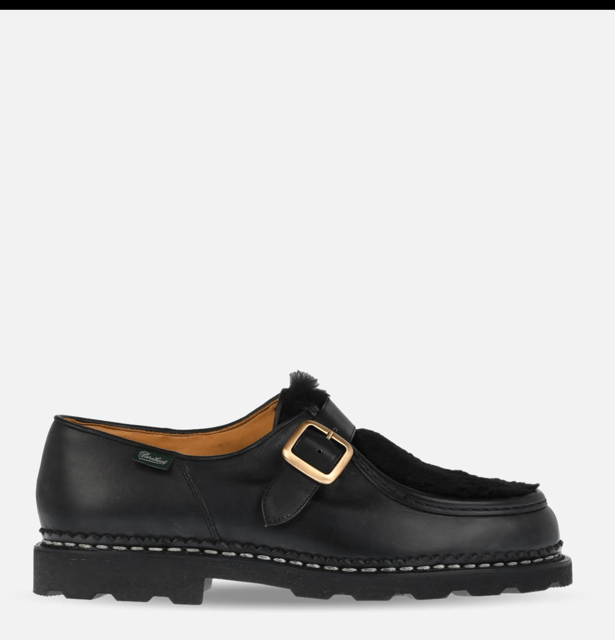 PARABOOT Chaussures Michael Bride Lis Noir Lapin<Homme Chaussures