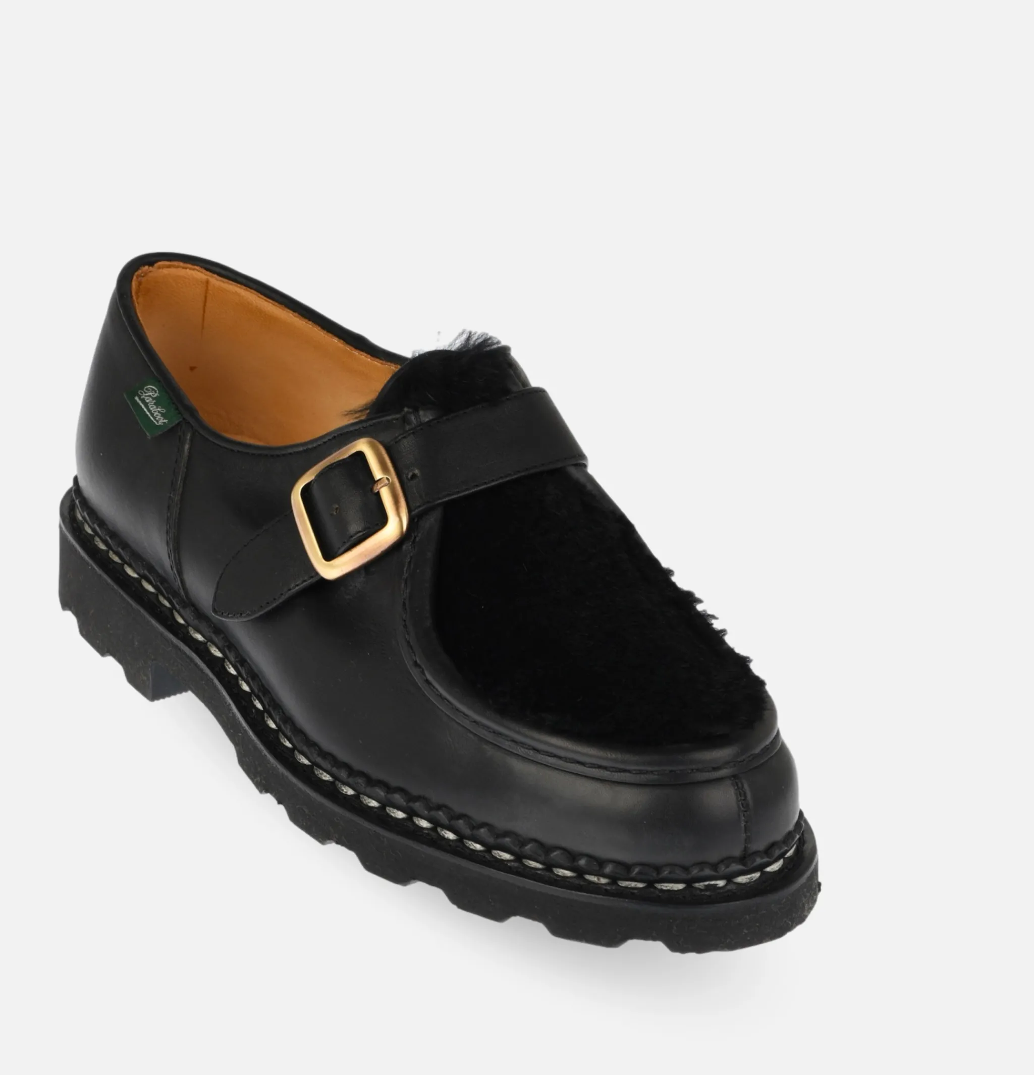PARABOOT Chaussures Michael Bride Lis Noir Lapin<Homme Chaussures