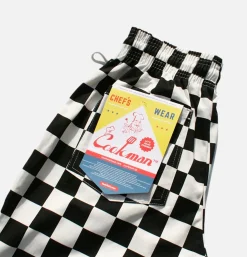 COOKMAN Chef Pant Checker Black< Work Pants