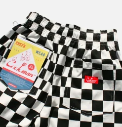COOKMAN Chef Pant Checker Black< Work Pants