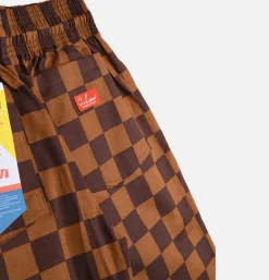 COOKMAN Chef Pant Checker Brown< Work Pants