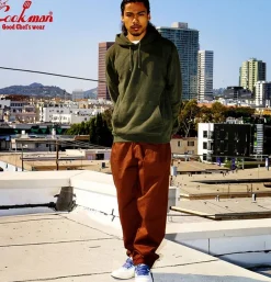 COOKMAN Chef Pant Herringbone Chocolat< Work Pants