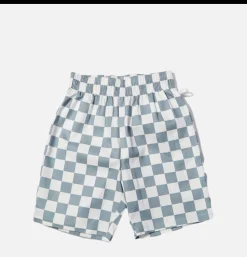 COOKMAN Chef Short Checker Gray< Shorts