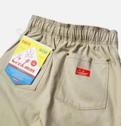 COOKMAN Chef Short Front Pocket Beige< Shorts