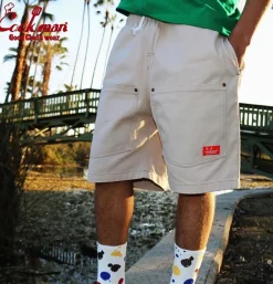 COOKMAN Chef Short Front Pocket Beige< Shorts