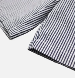 COOKMAN Chef Short Seersucker Navy< Shorts