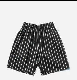 COOKMAN Chef Short Stripe Black< Shorts