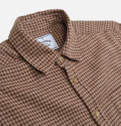 PORTUGUESE FLANNEL Chemise Abstract Brown< Chemises