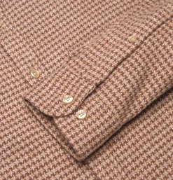PORTUGUESE FLANNEL Chemise Abstract Brown< Chemises