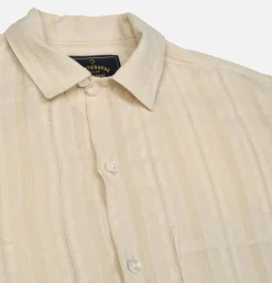 PORTUGUESE FLANNEL Chemise Almada Ecru< Chemises