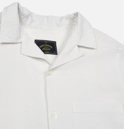 PORTUGUESE FLANNEL Chemise Atlantico Camp White< Chemises