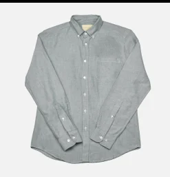 PORTUGUESE FLANNEL Chemise Belavista Green< Chemises