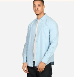 PORTUGUESE FLANNEL Chemise Belavista Sky< Chemises