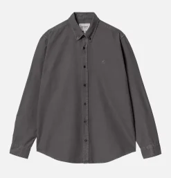 CARHARTT WIP Chemise Bolton Graphite Noire< Chemises