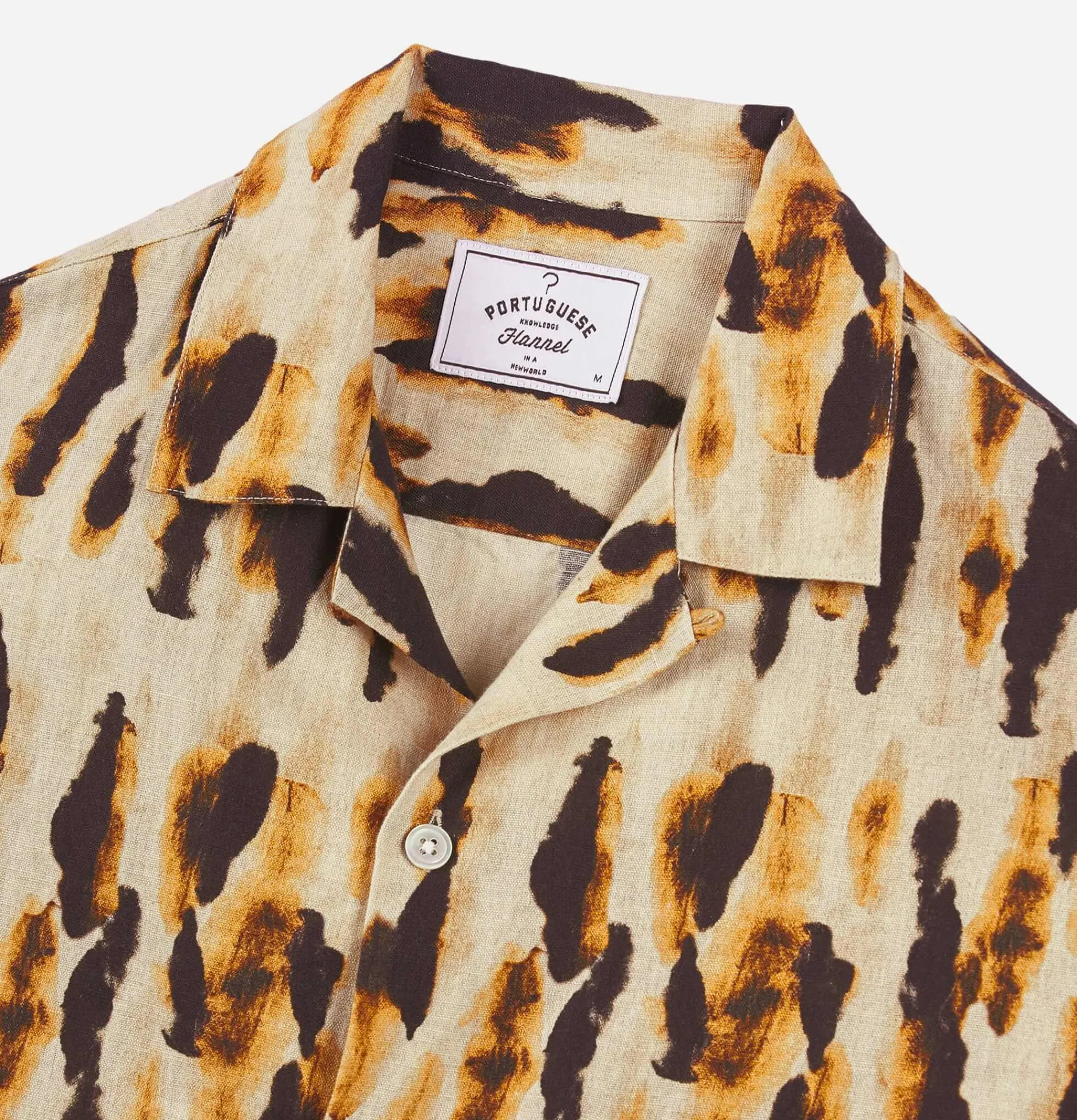 PORTUGUESE FLANNEL Chemise Borra Mustard< Chemises