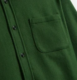 PORTUGUESE FLANNEL Chemise Form Green< Chemises